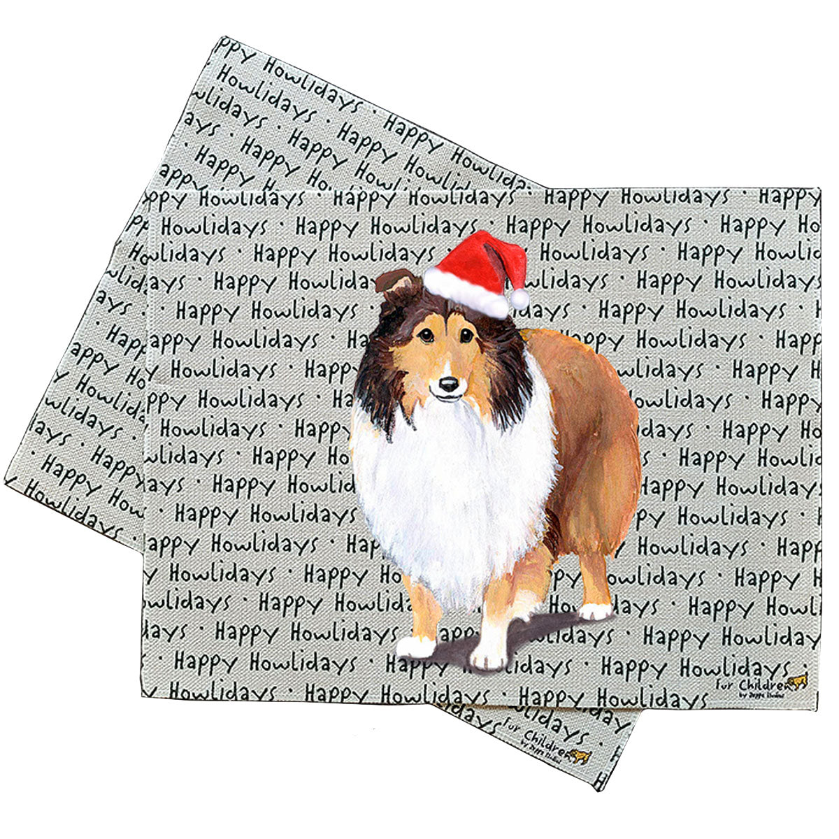 Shetland Sheepdog Howliday Placemats