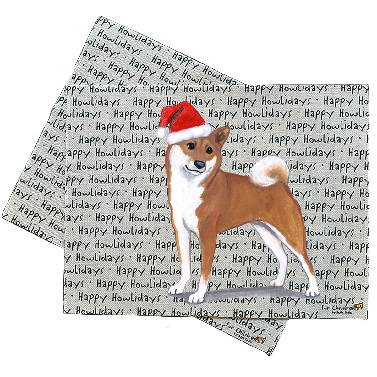 Shiba Inu Howliday Placemats