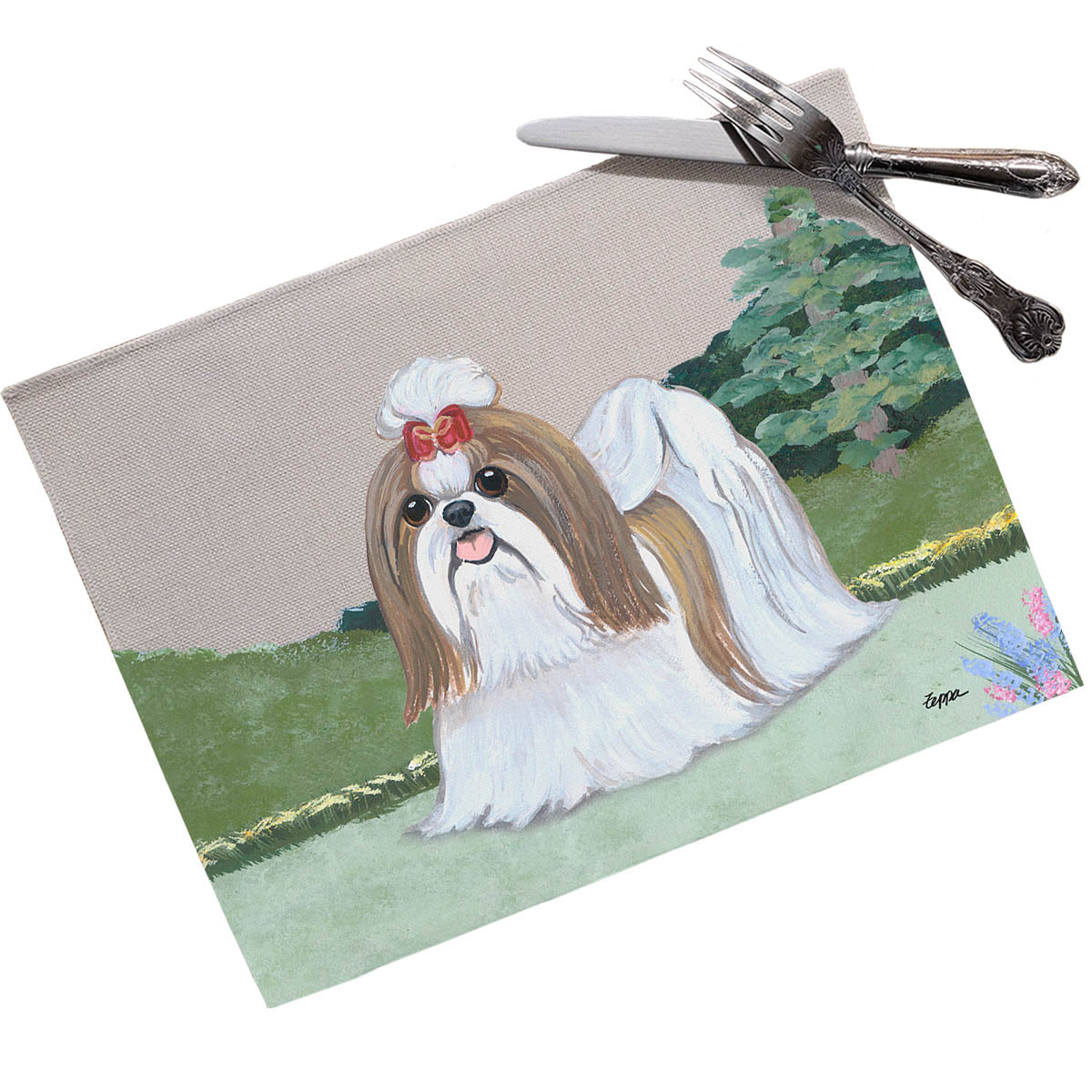 Shih Tzu Scenic Placemats