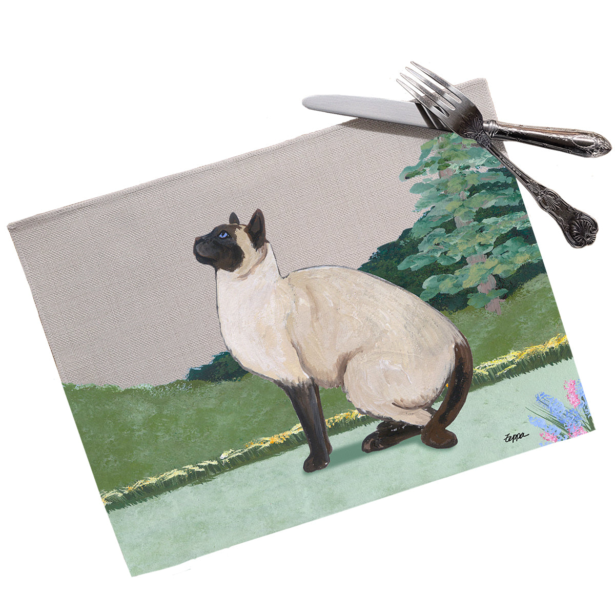 Siamese Cat Scenic Placemats