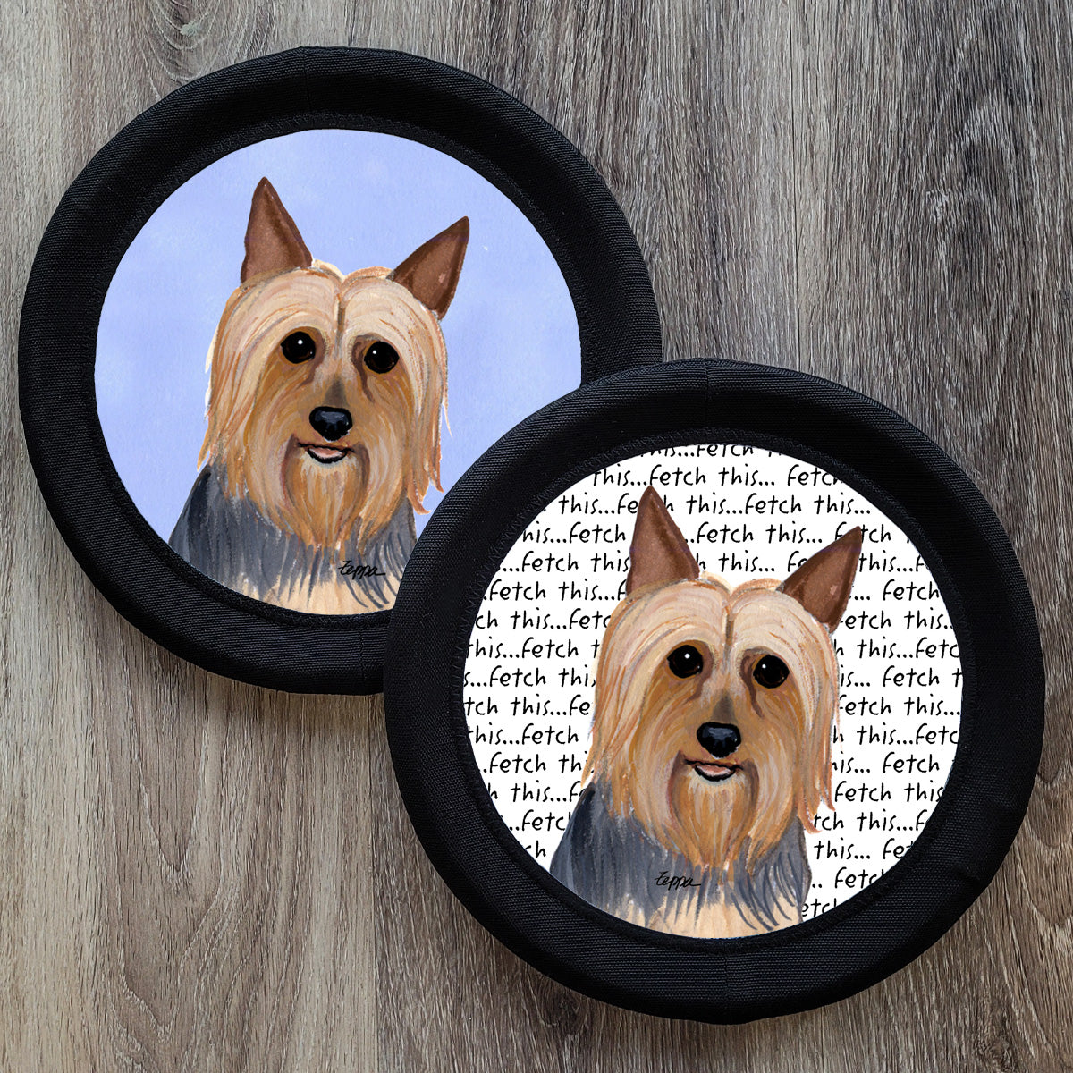 Silky Terrier FotoFrisby Flying Disk Dog Toy