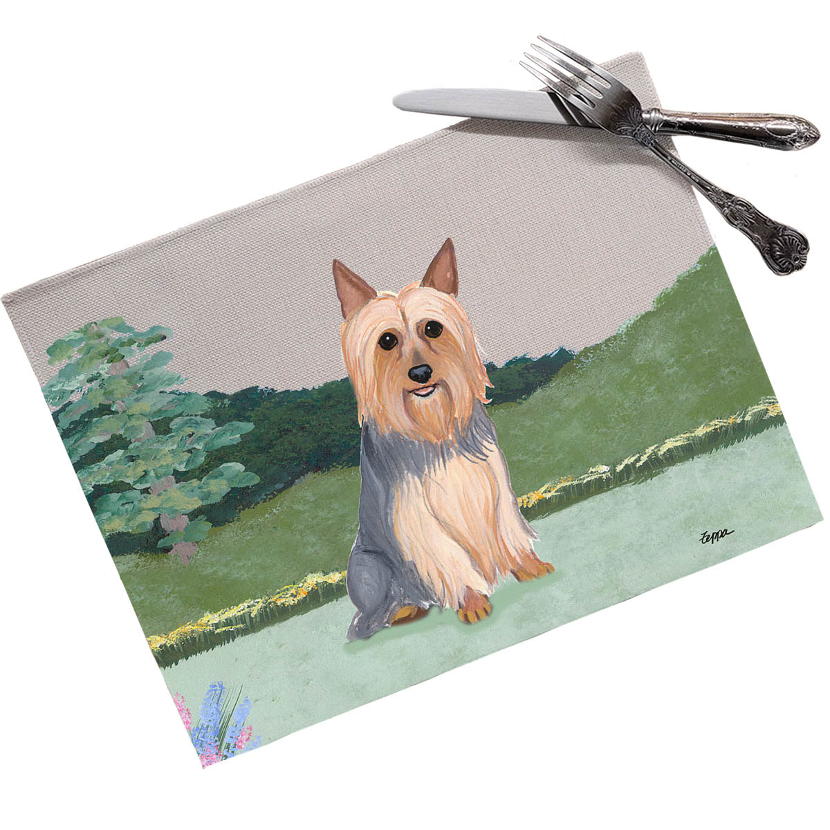Silky Terrier Scenic Placemats