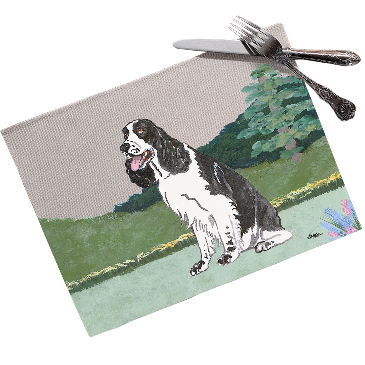 Springer Spaniel Scenic Placemats