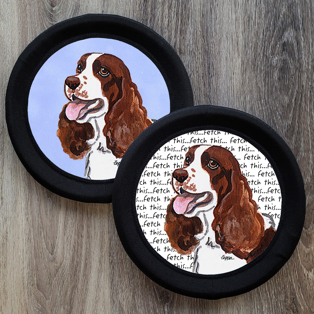 Springer Spaniel FotoFrisby Flying Disk Dog Toy