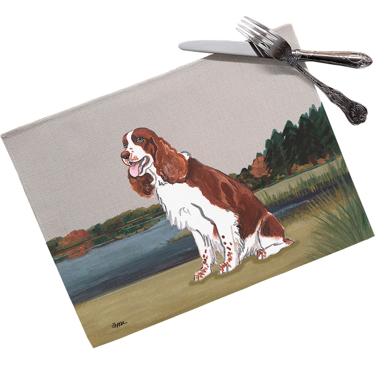 Springer Spaniel Scenic Placemats