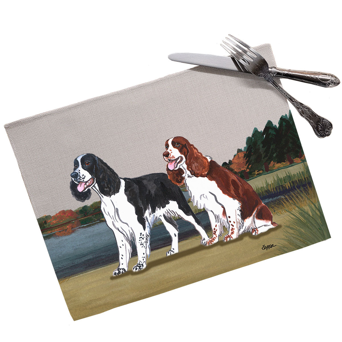 Springer Spaniel Scenic Placemats