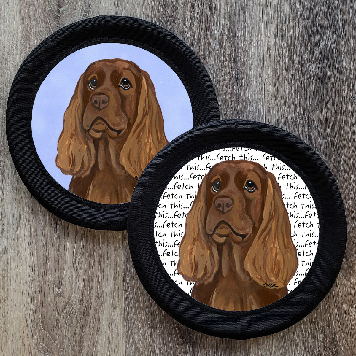 Sussex Spaniel FotoFrisby Flying Disk Dog Toy