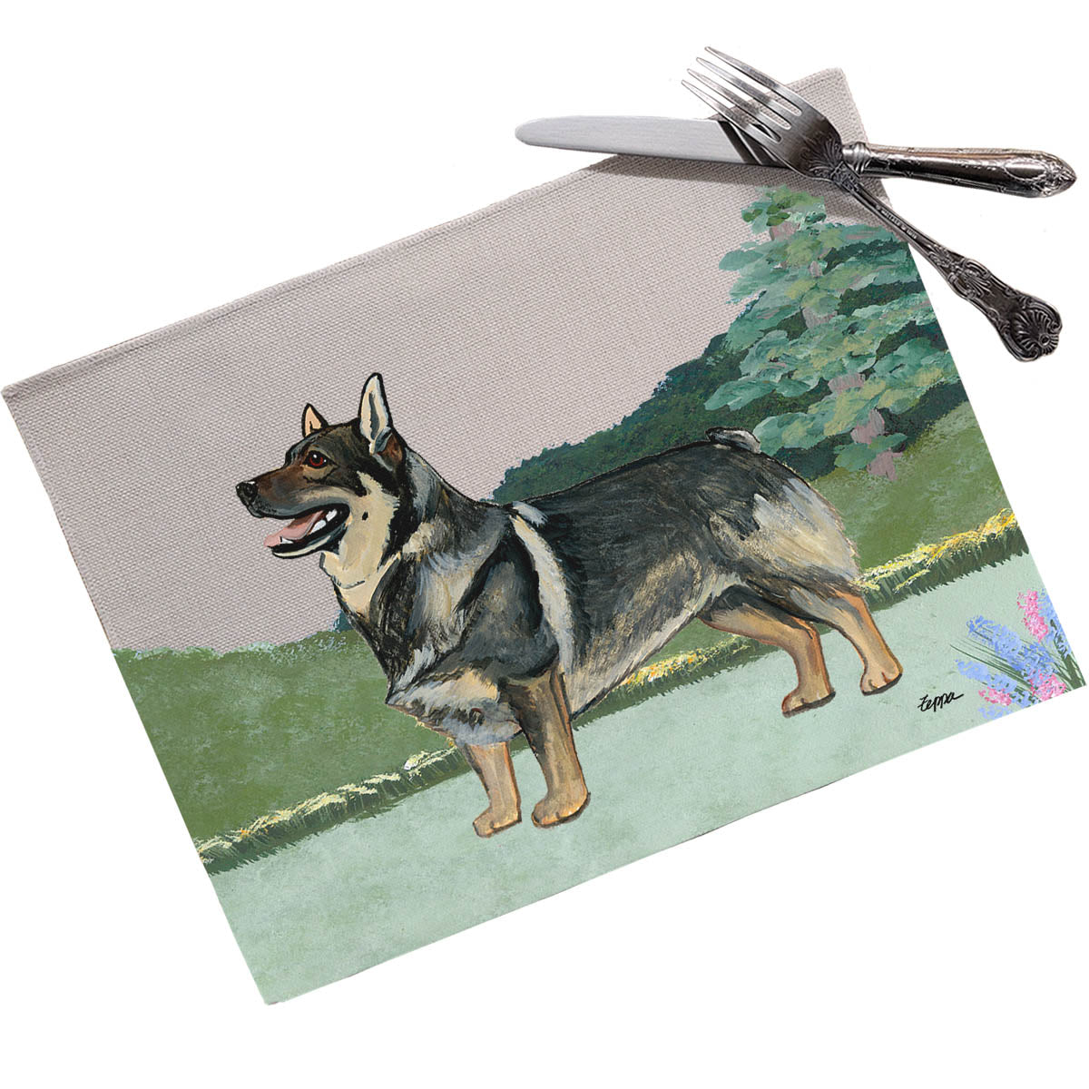 Swedish Vallhund Scenic Placemats