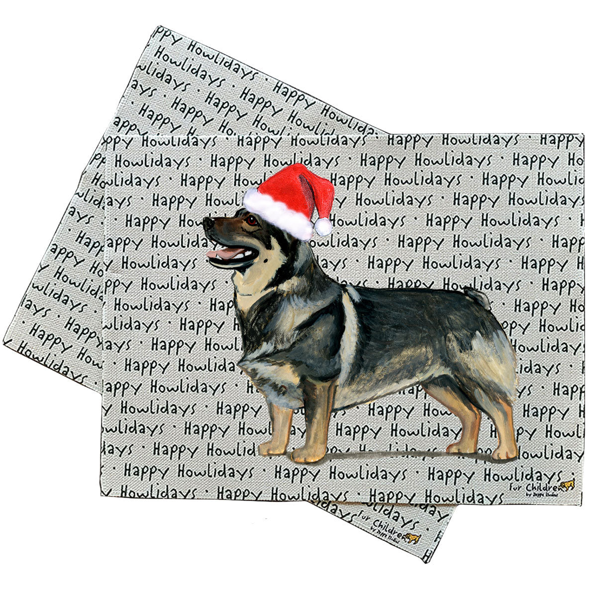 Swedish Vallhund Howliday Placemats