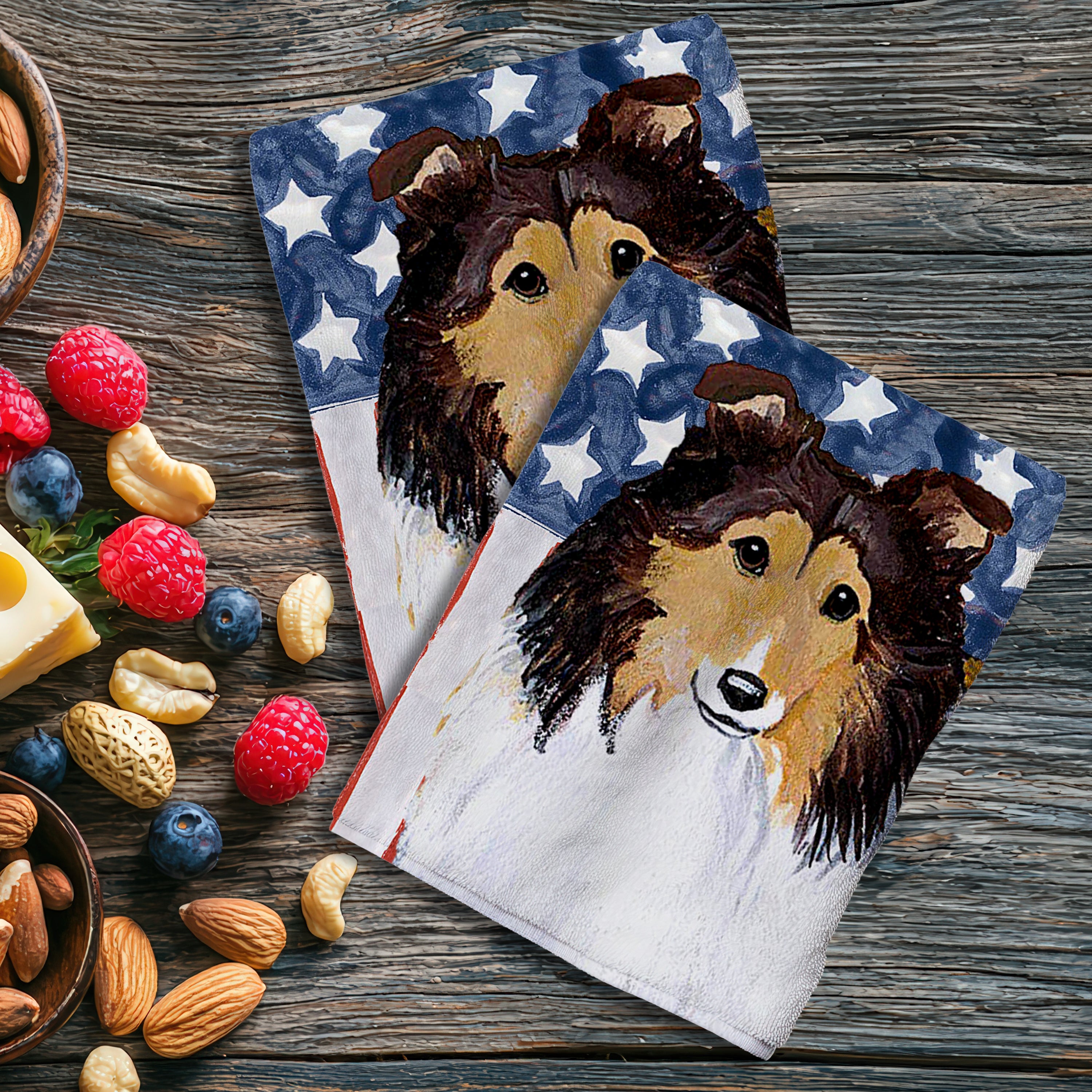 Sheltie Americana Kitchen Towel Set