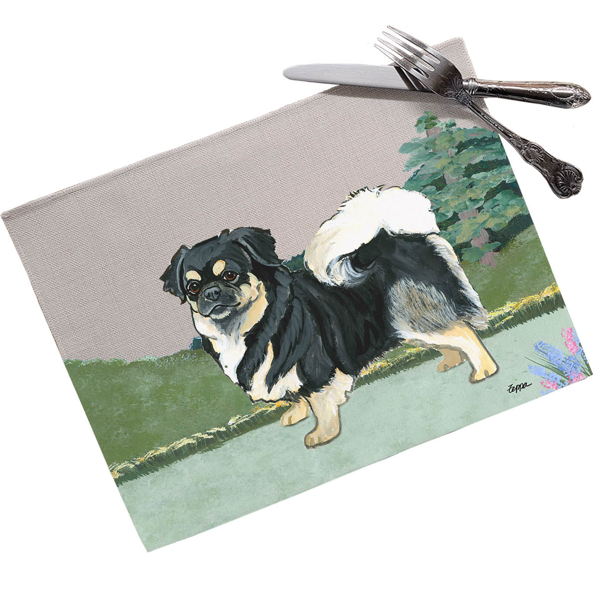 Tibetan Spaniel Scenic Placemats