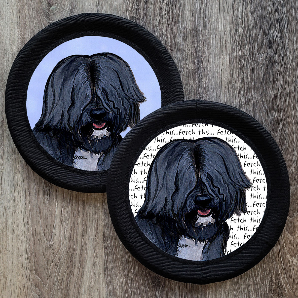 Tibetan Terrier FotoFrisby Flying Disk Dog Toy