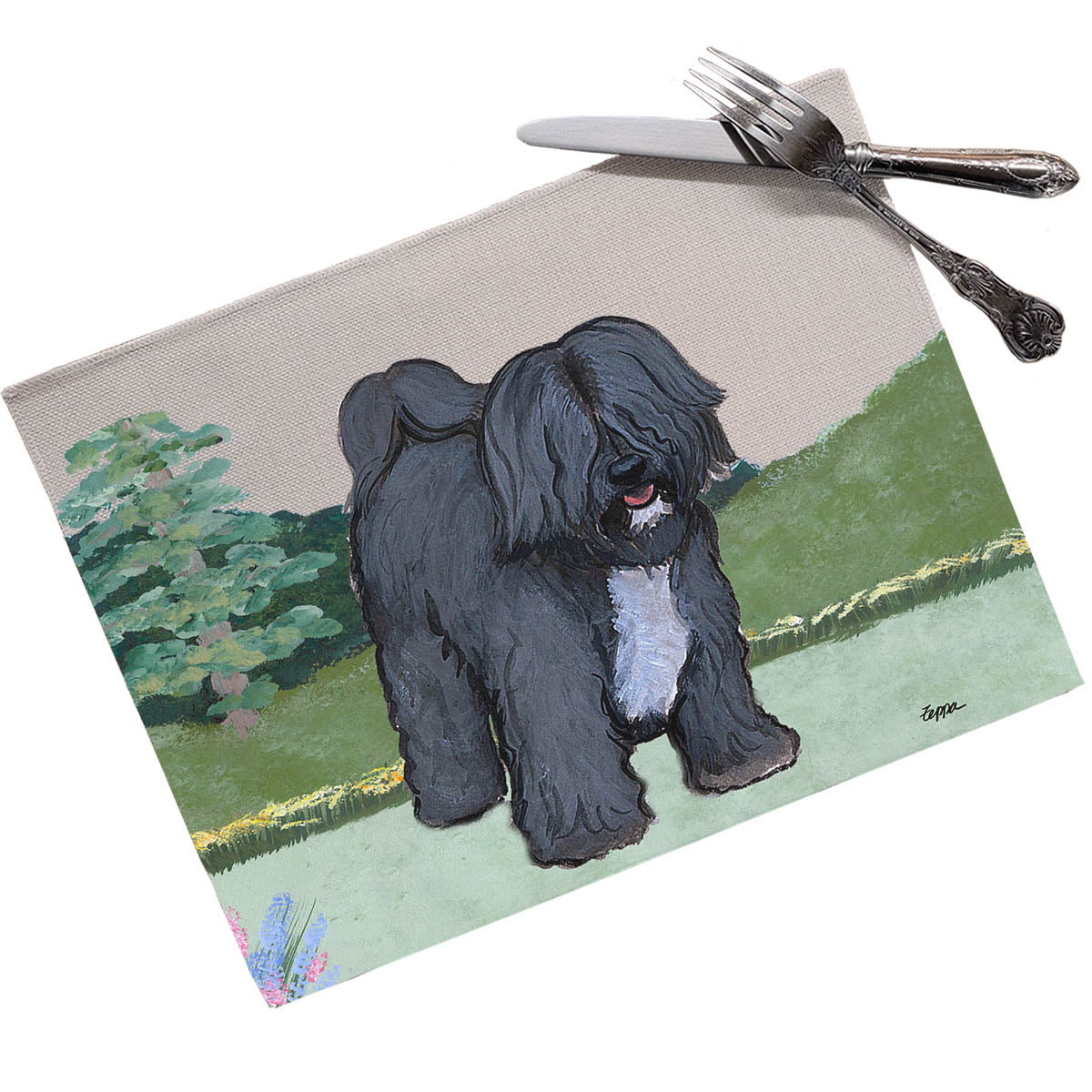 Tibetan Terrier Scenic Placemats