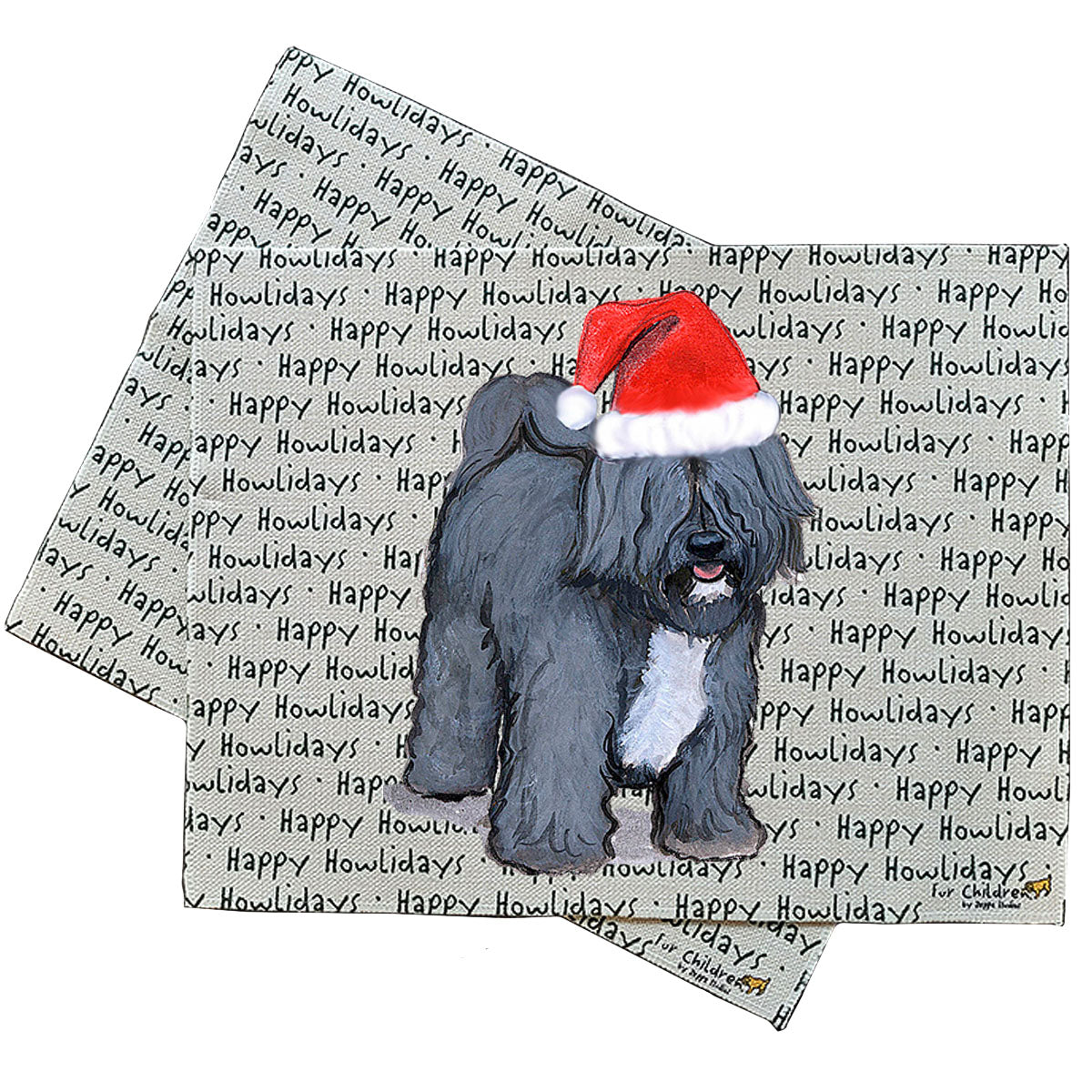 Tibetan Terrier Howliday Placemats
