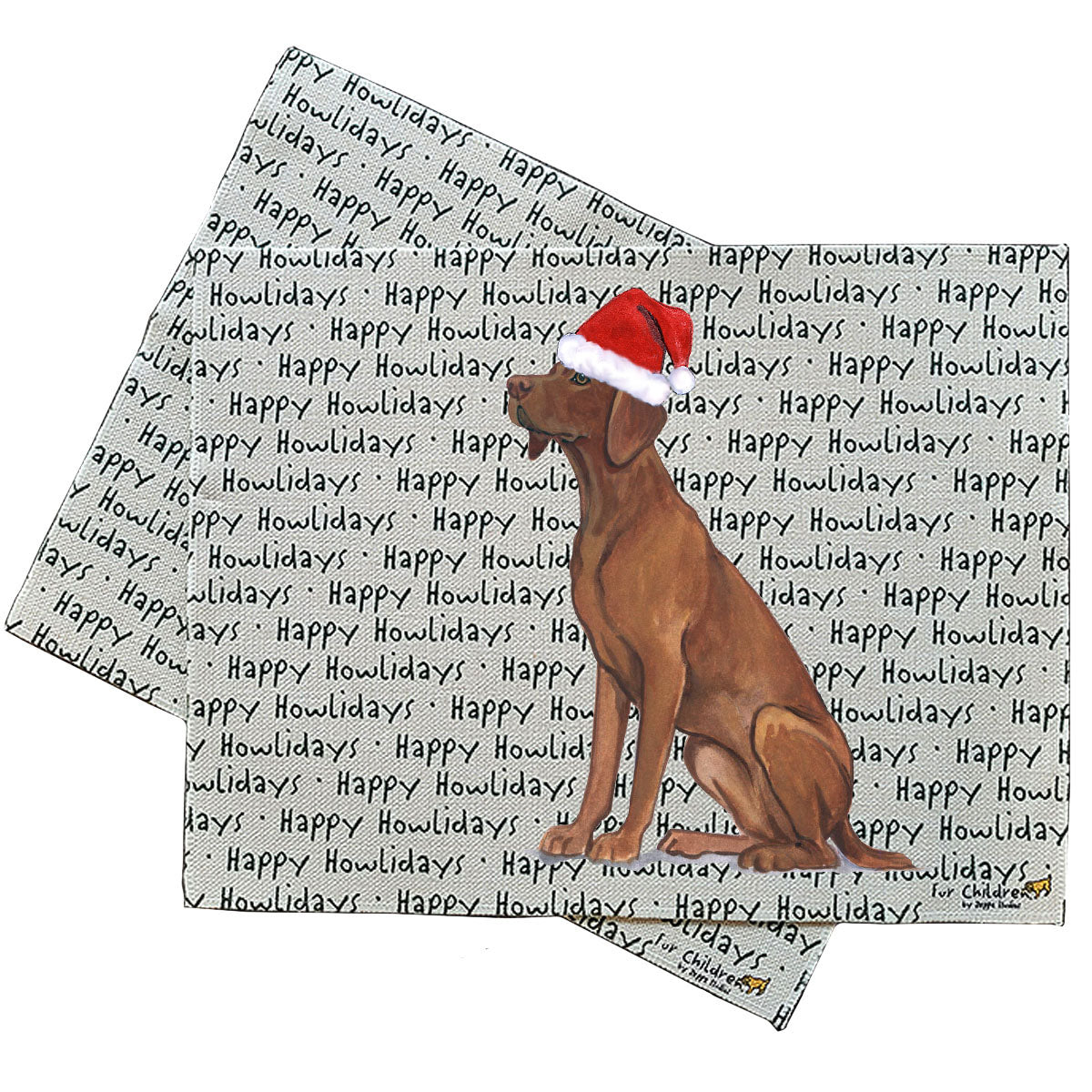 Vizsla Howliday Placemats