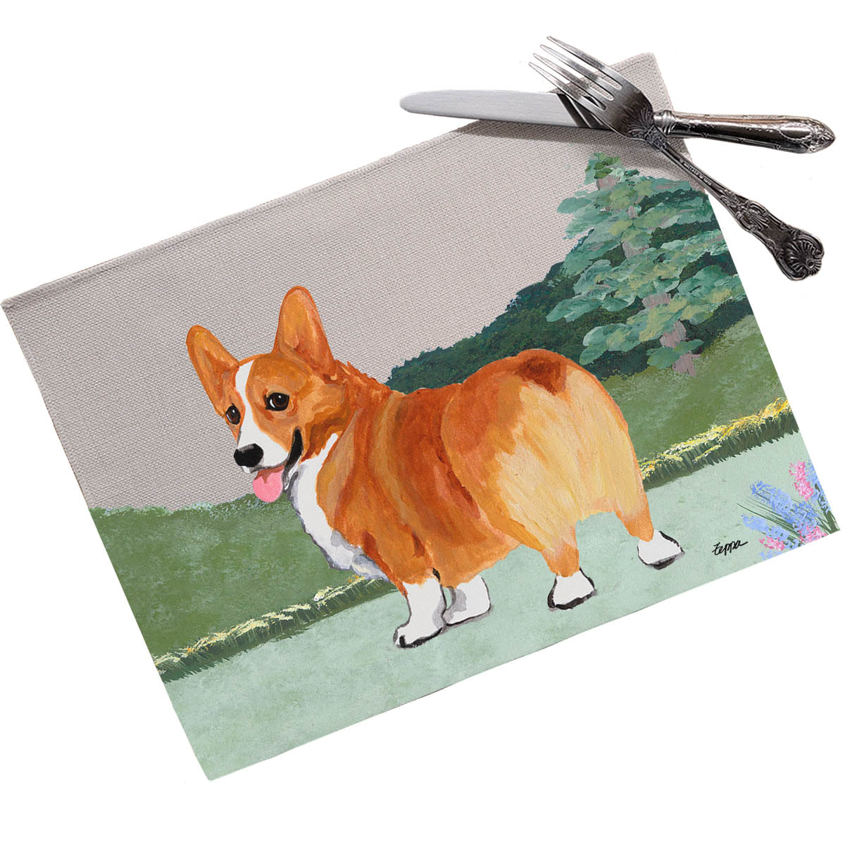 Pembroke Welsh Corgi Scenic Placemats