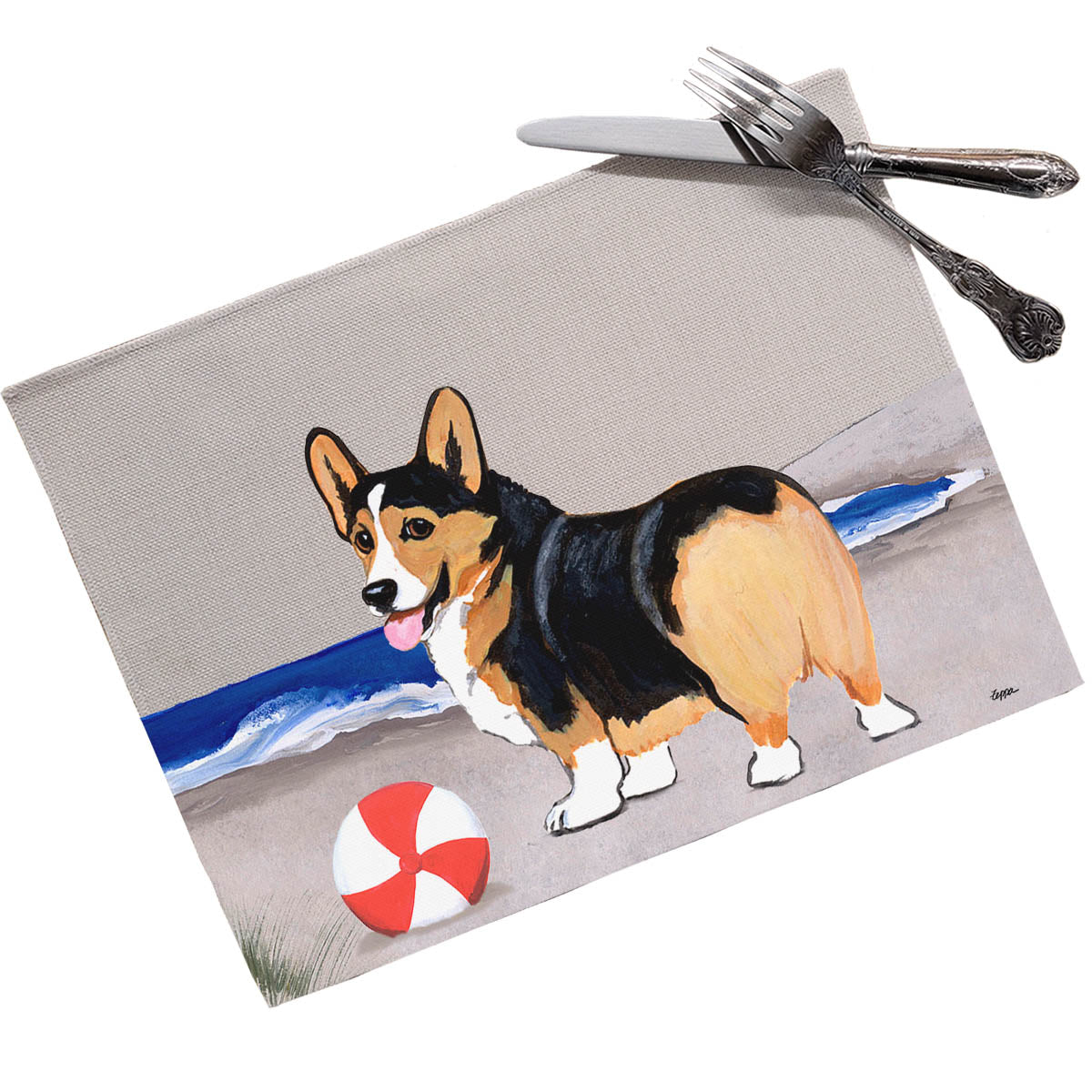 Pembroke Welsh Corgi Scenic Placemats