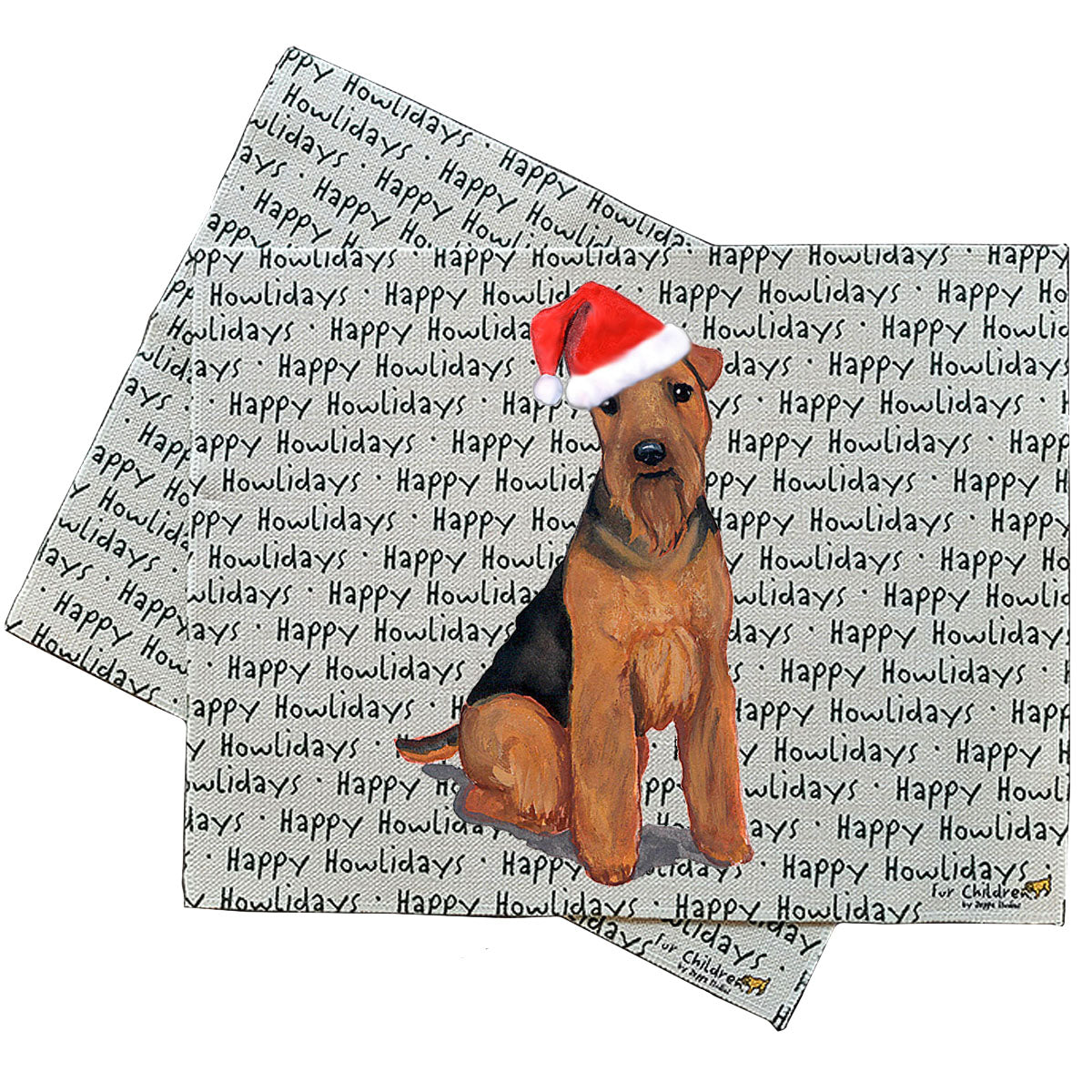 Welsh Terrier Howliday Placemats