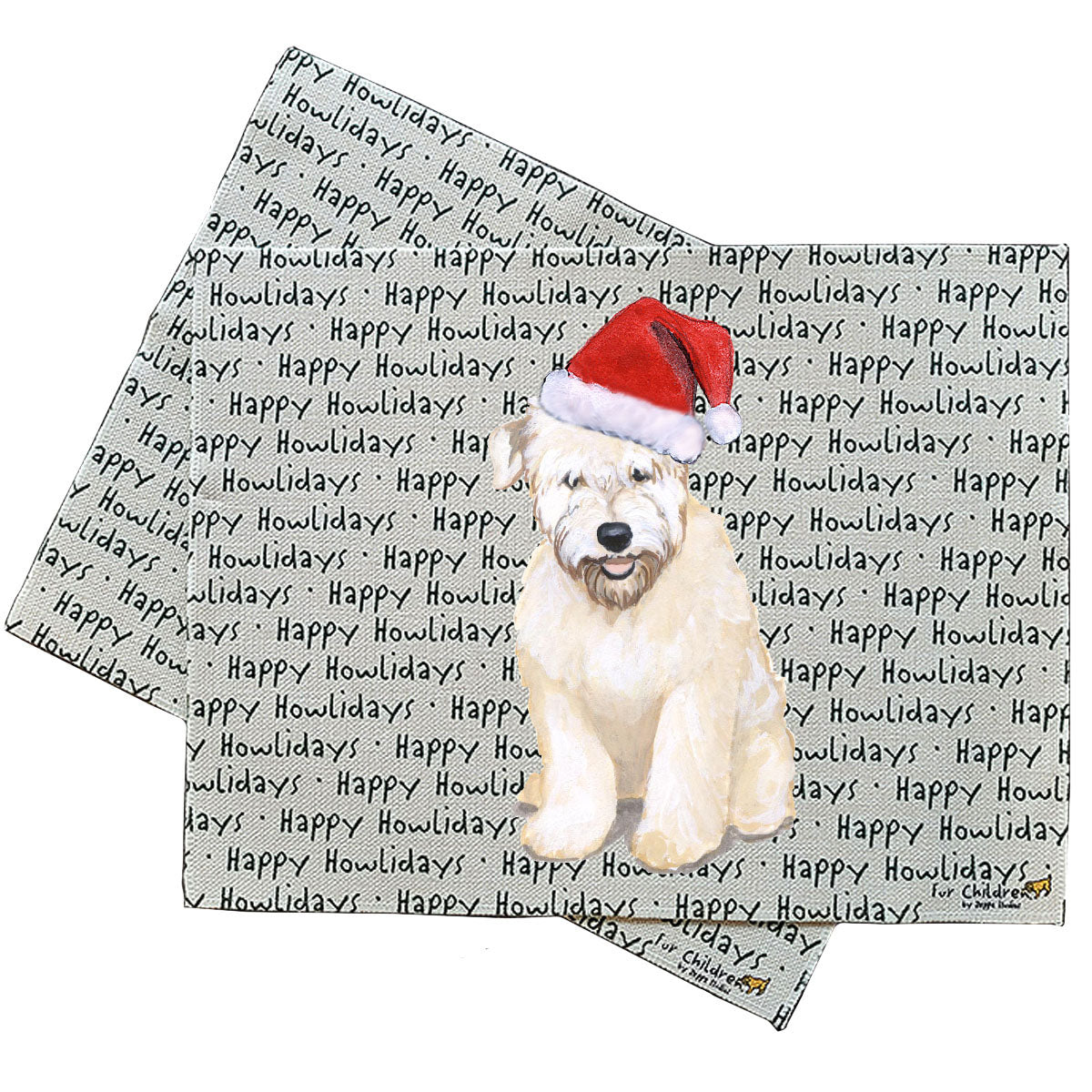 Wheaten Terrier Howliday Placemats