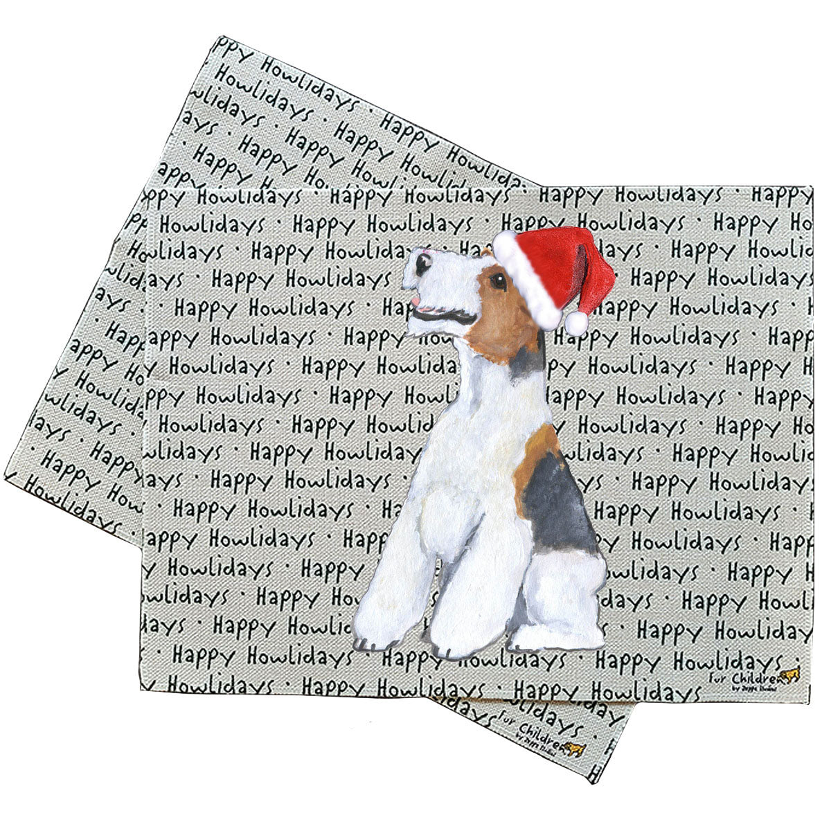 Wire Fox Terrier Howliday Placemats