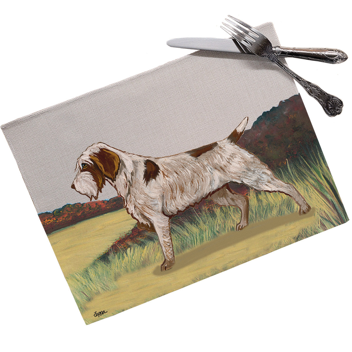 Wirehaired Pointing Griffon Scenic Placemats