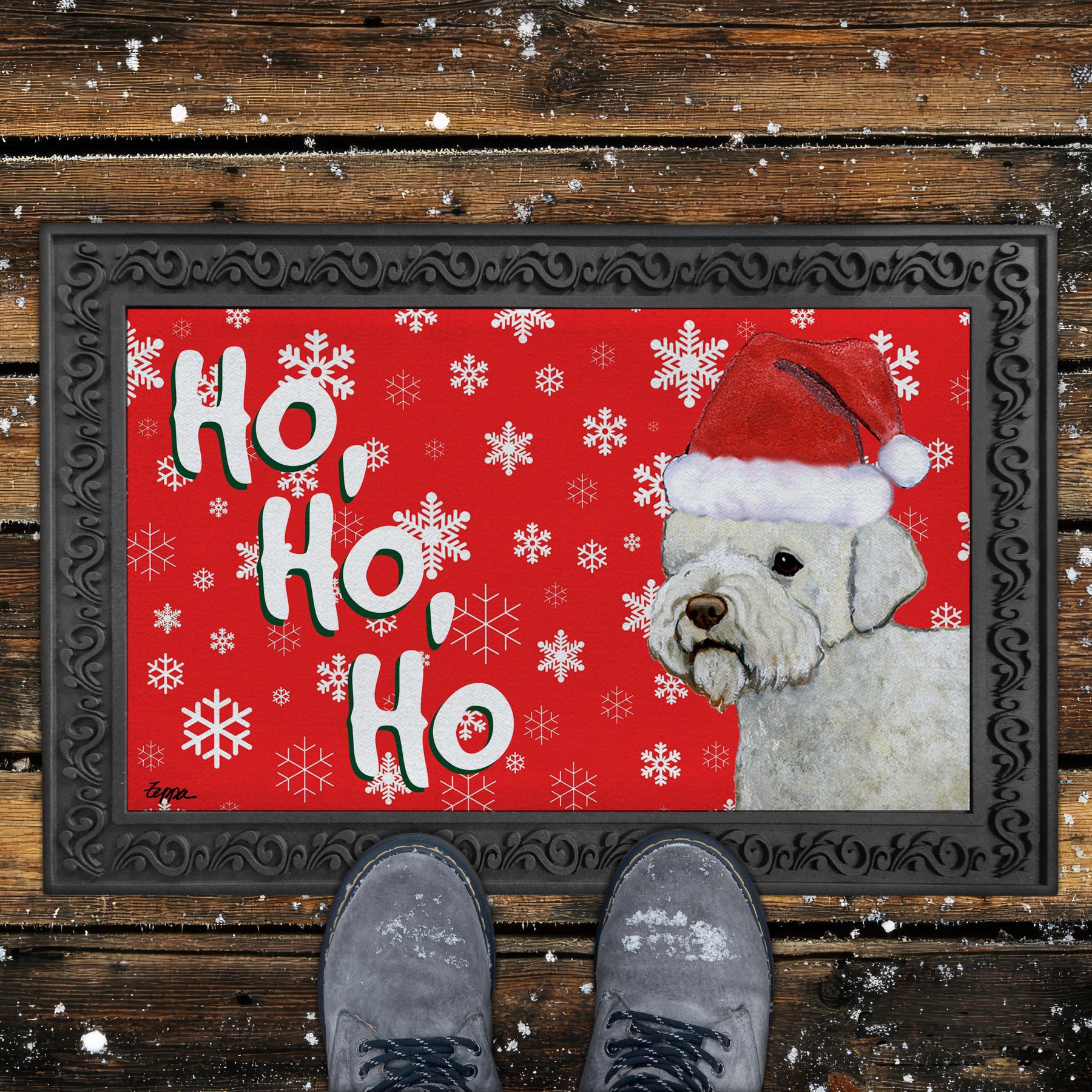 Lagatto Romagnolo Ho Ho Ho Door Mat in Red