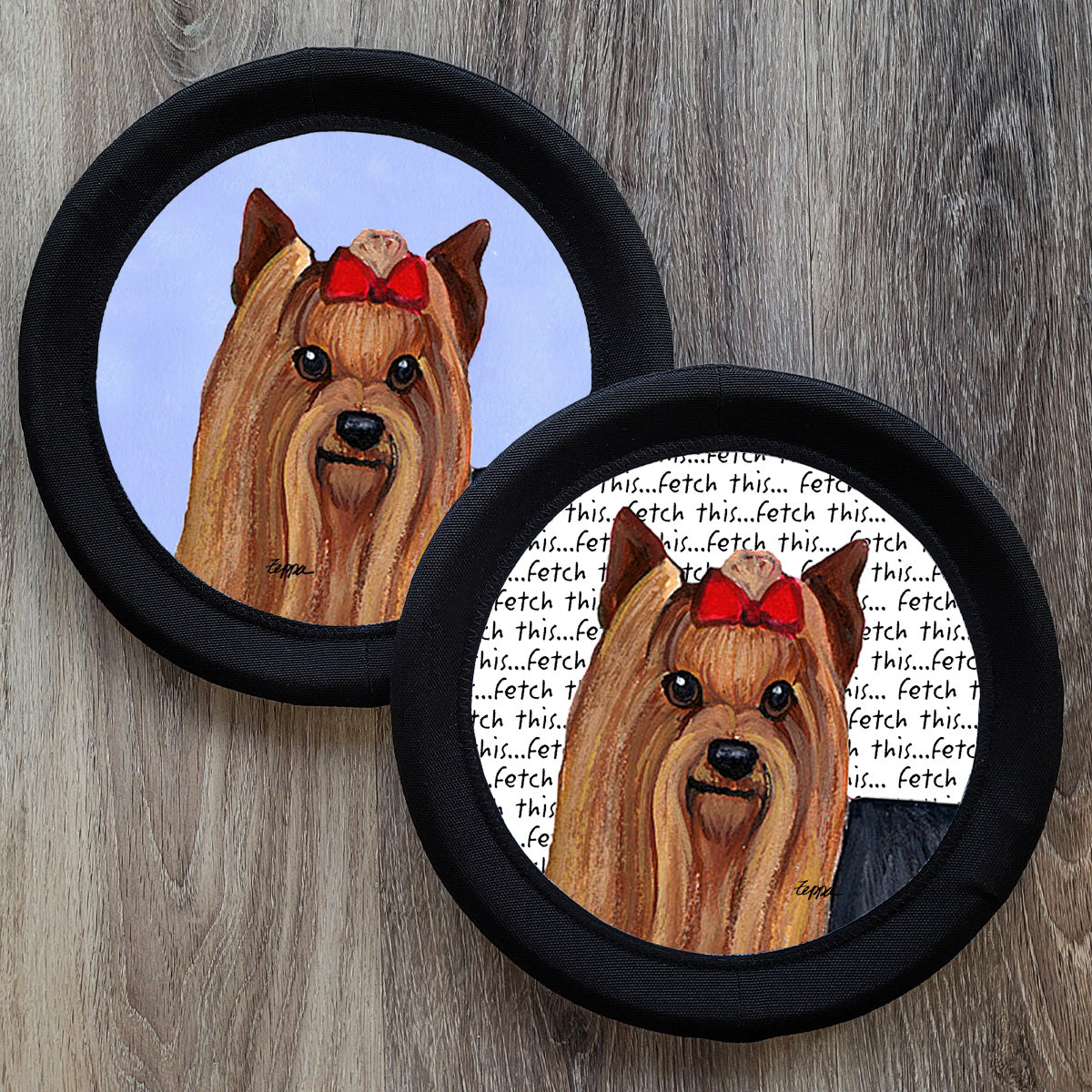 Yorkshire Terrier FotoFrisby Flying Disk Dog Toy