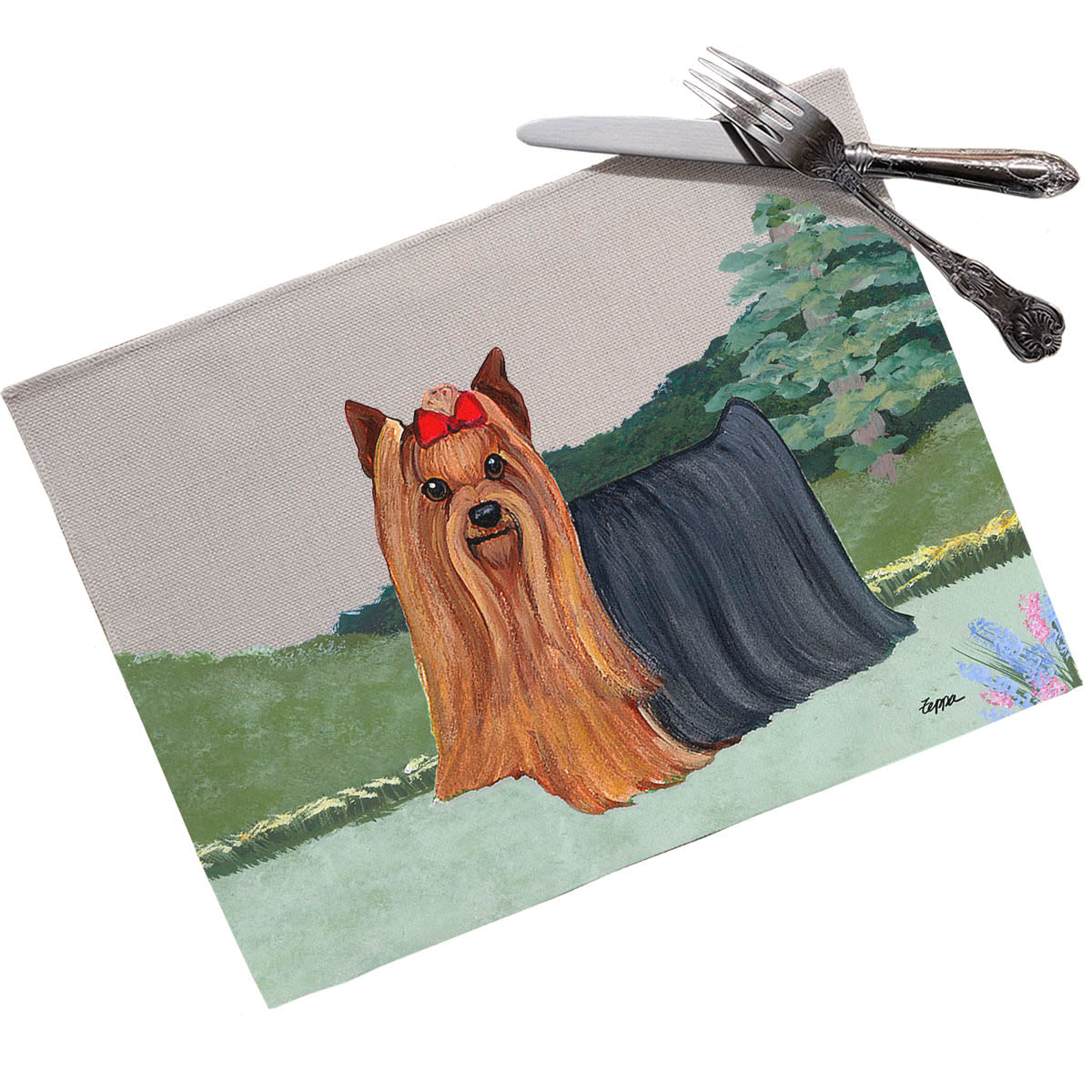 Yorkshire Terrier Scenic Placemats
