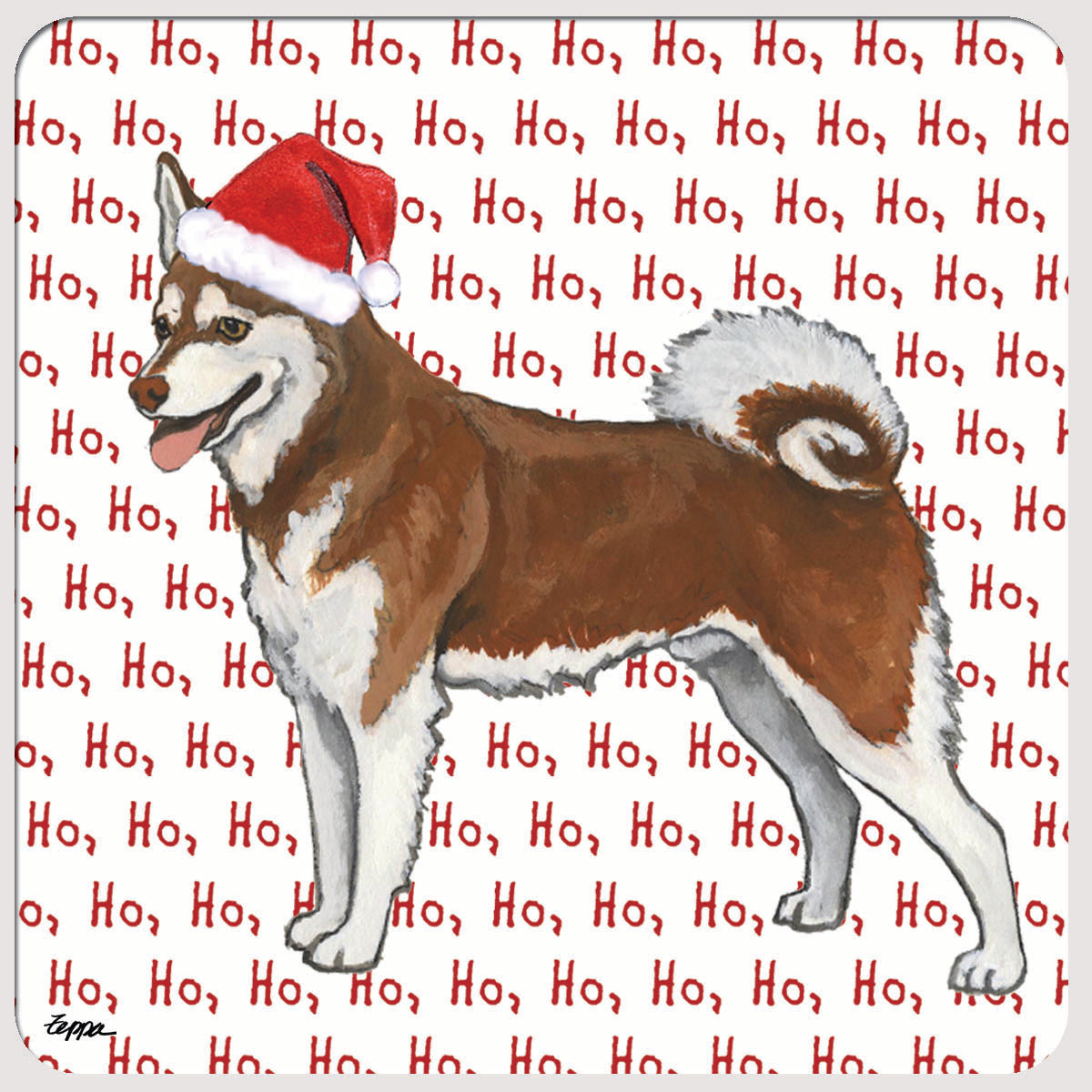 alaskan klee kai hohoho coasters