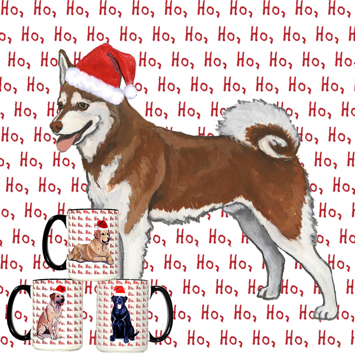 alaskan klee kai hohoho mug