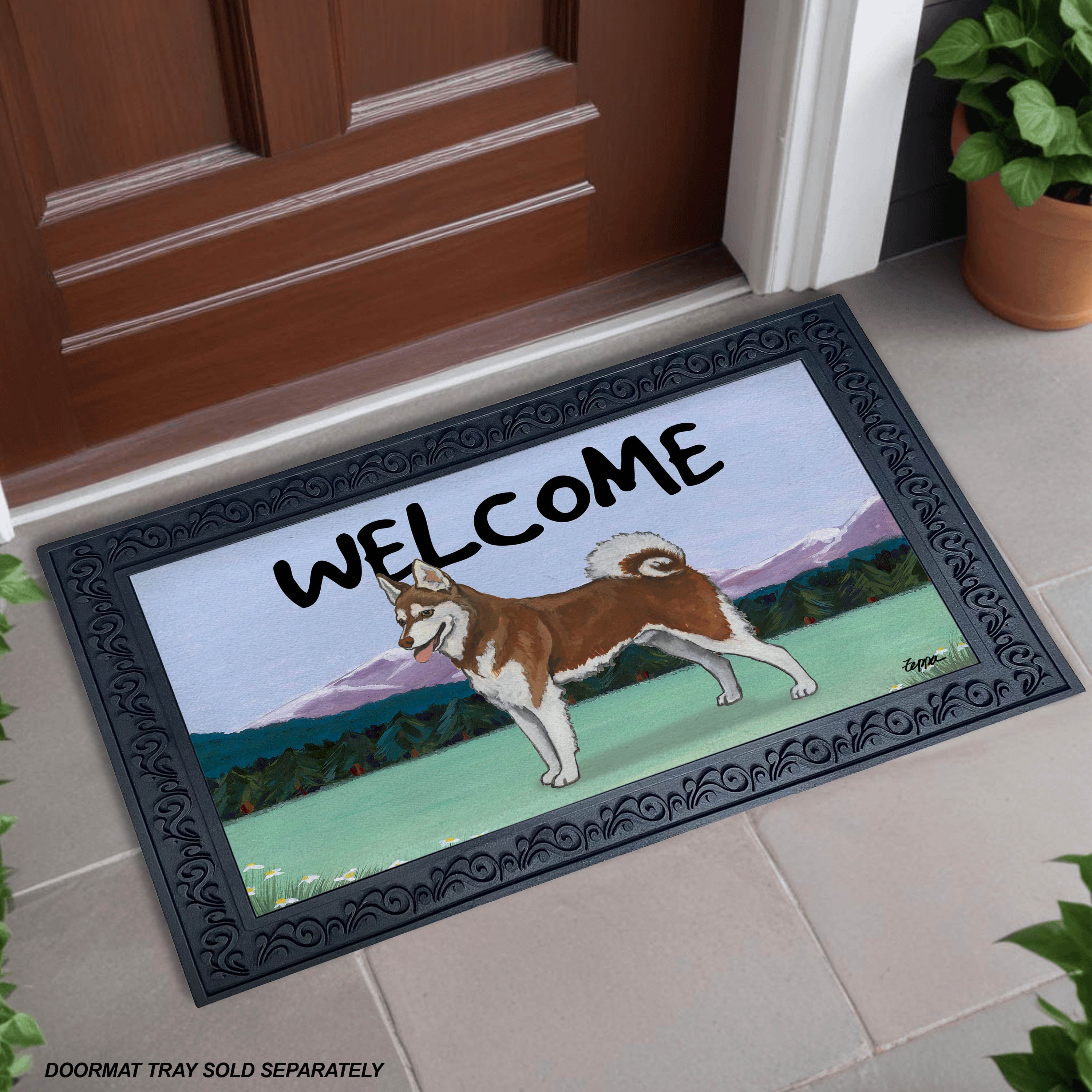 Alaskan Klee Kai Welcome Mat