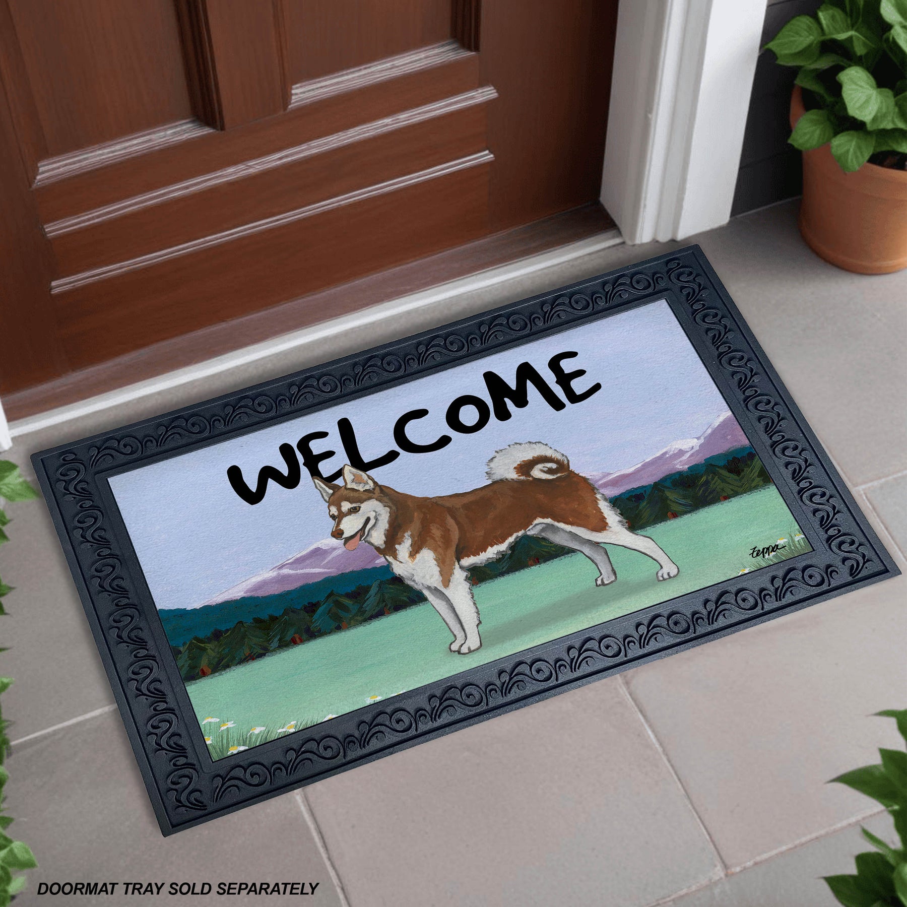 Alaskan Klee Kai Welcome Mat