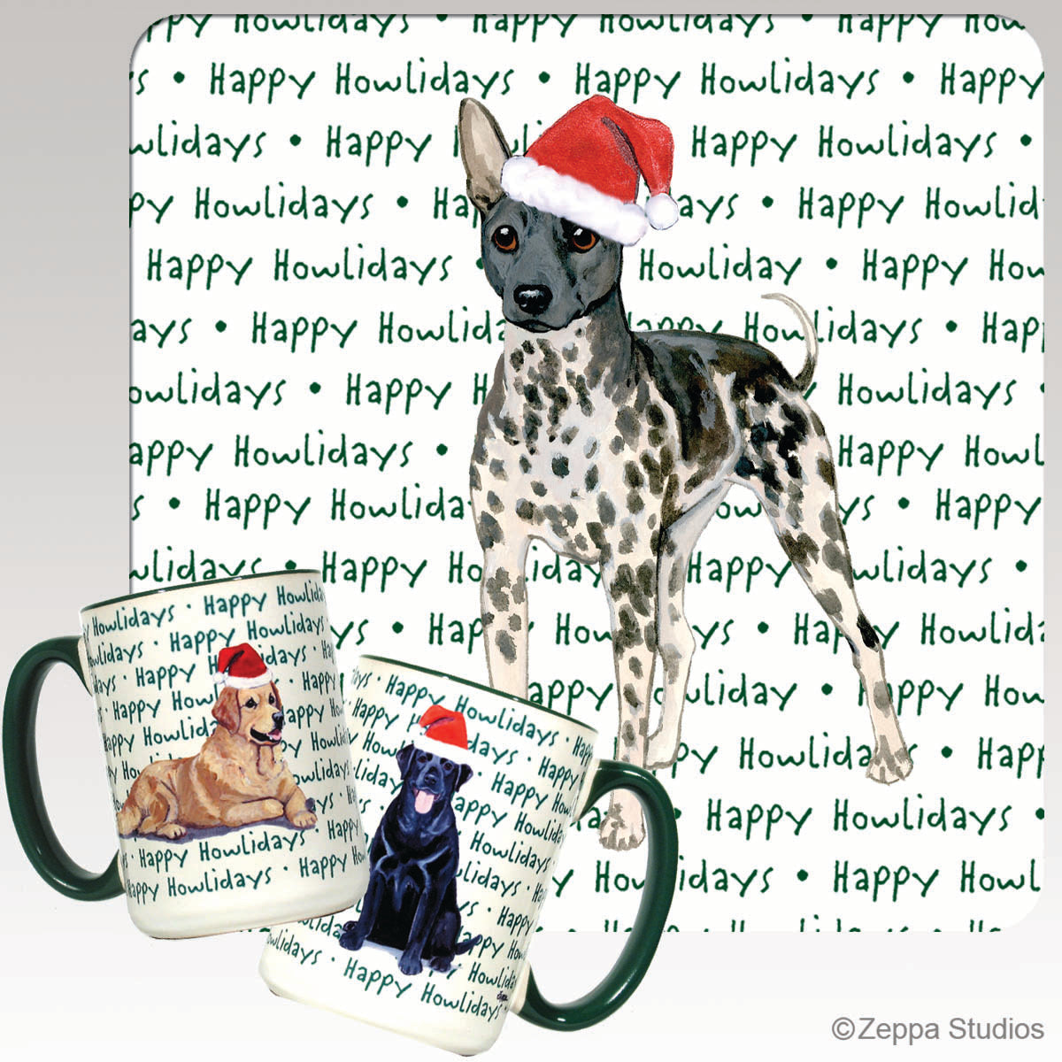American Hairless Terrier Howliday Mug