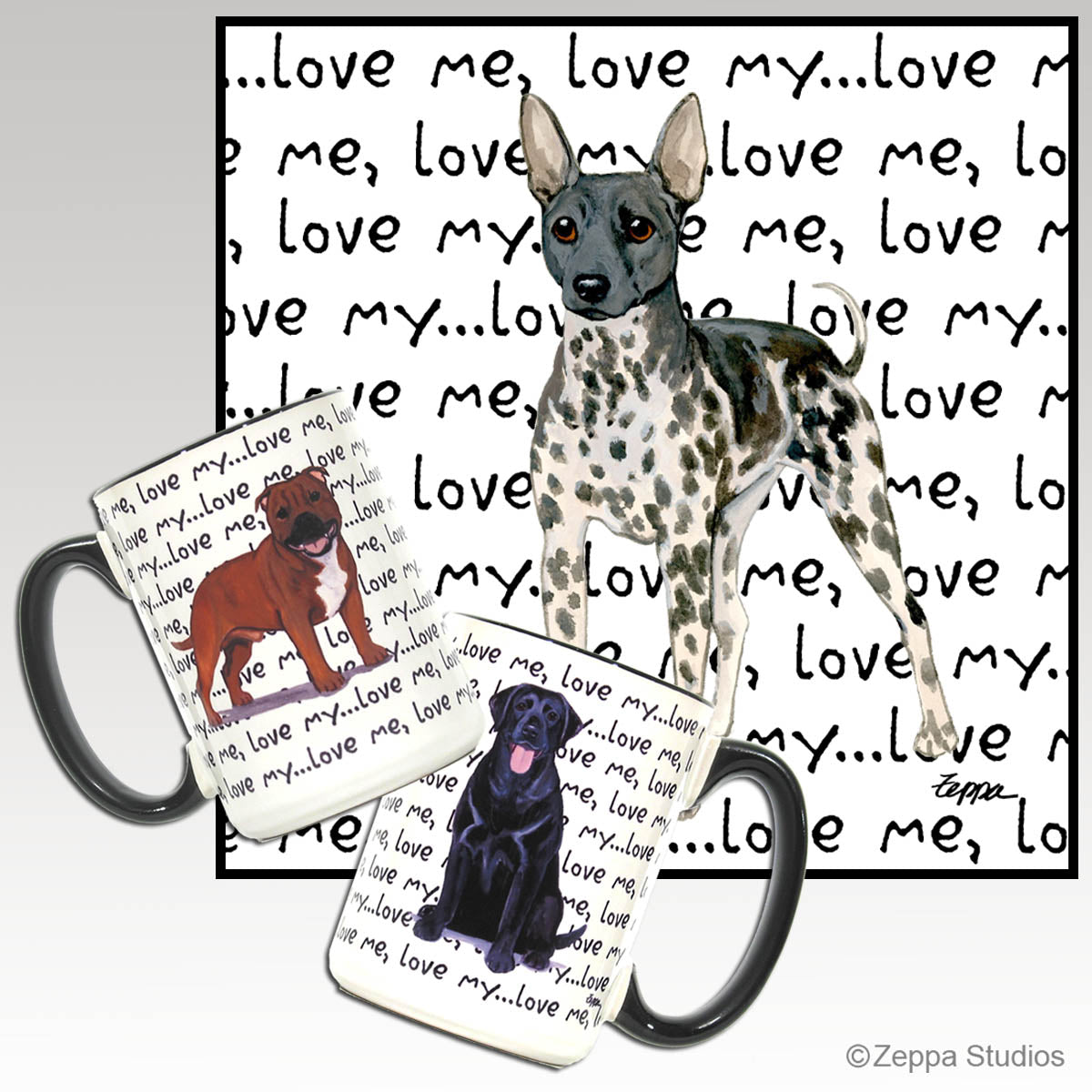American Hairless Terrier Love Me Mug