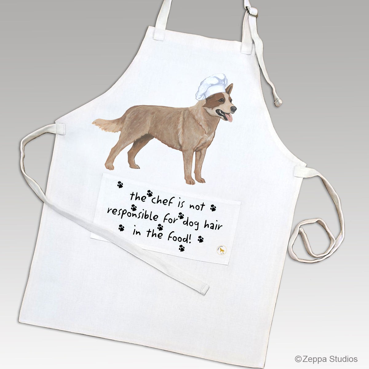 Red Australian Cattle Dog Chef's Apron
