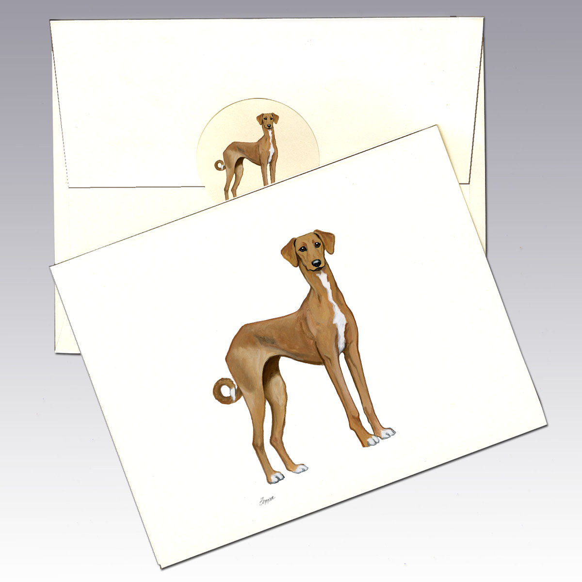 azawakh note cards