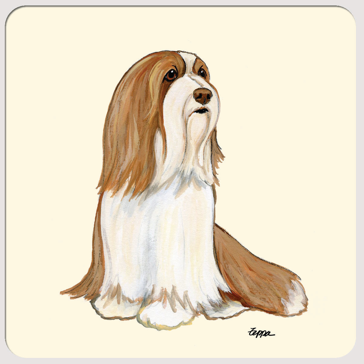 Bearded Collie Beverage Coasters