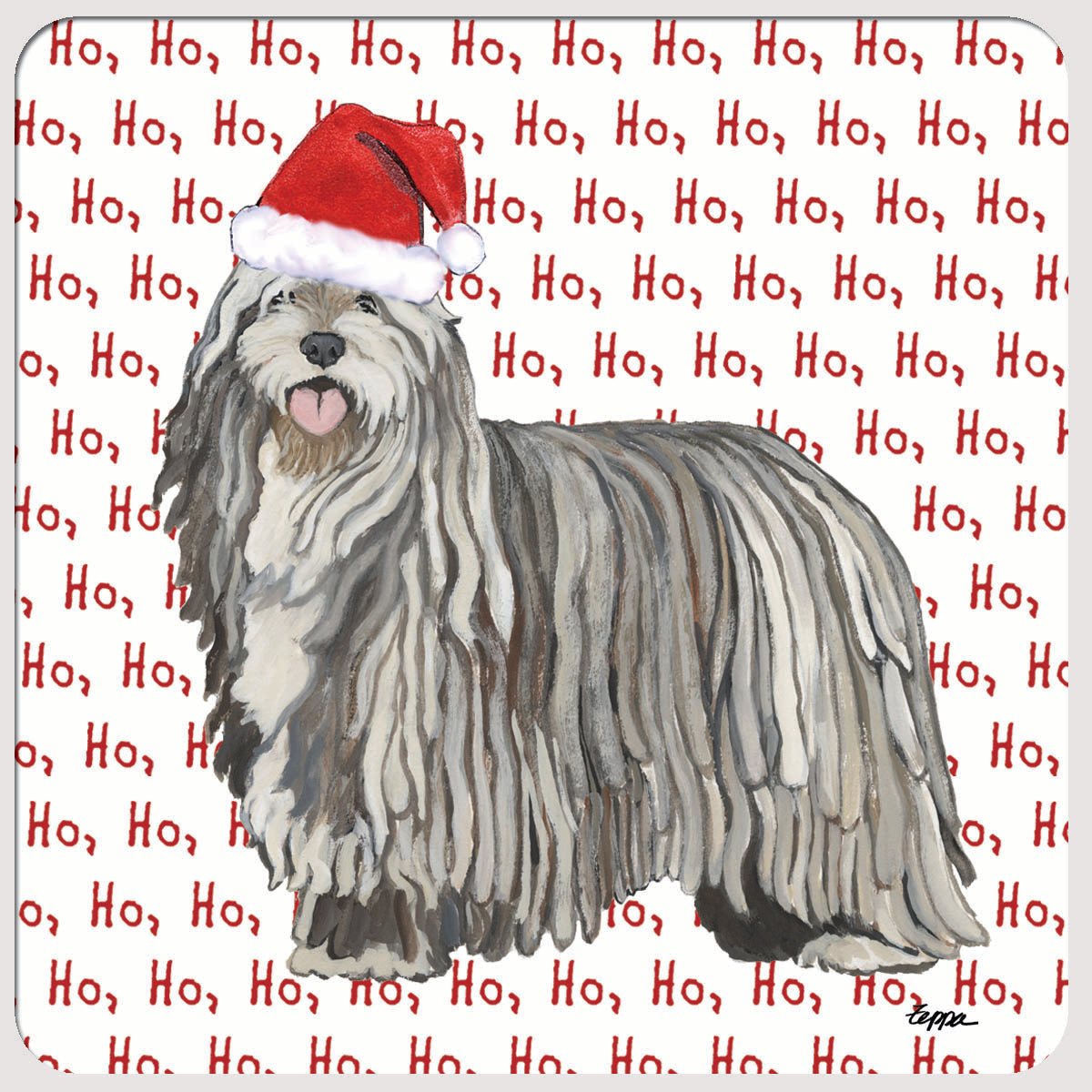 Bergamasco Ho Ho Ho Beverage Coaster
