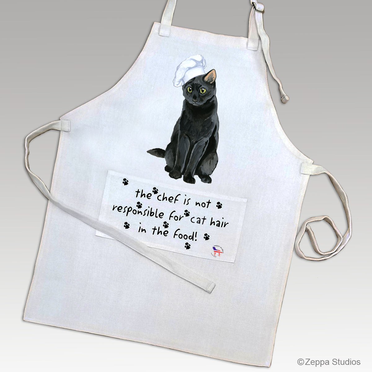 Black Cat Apron