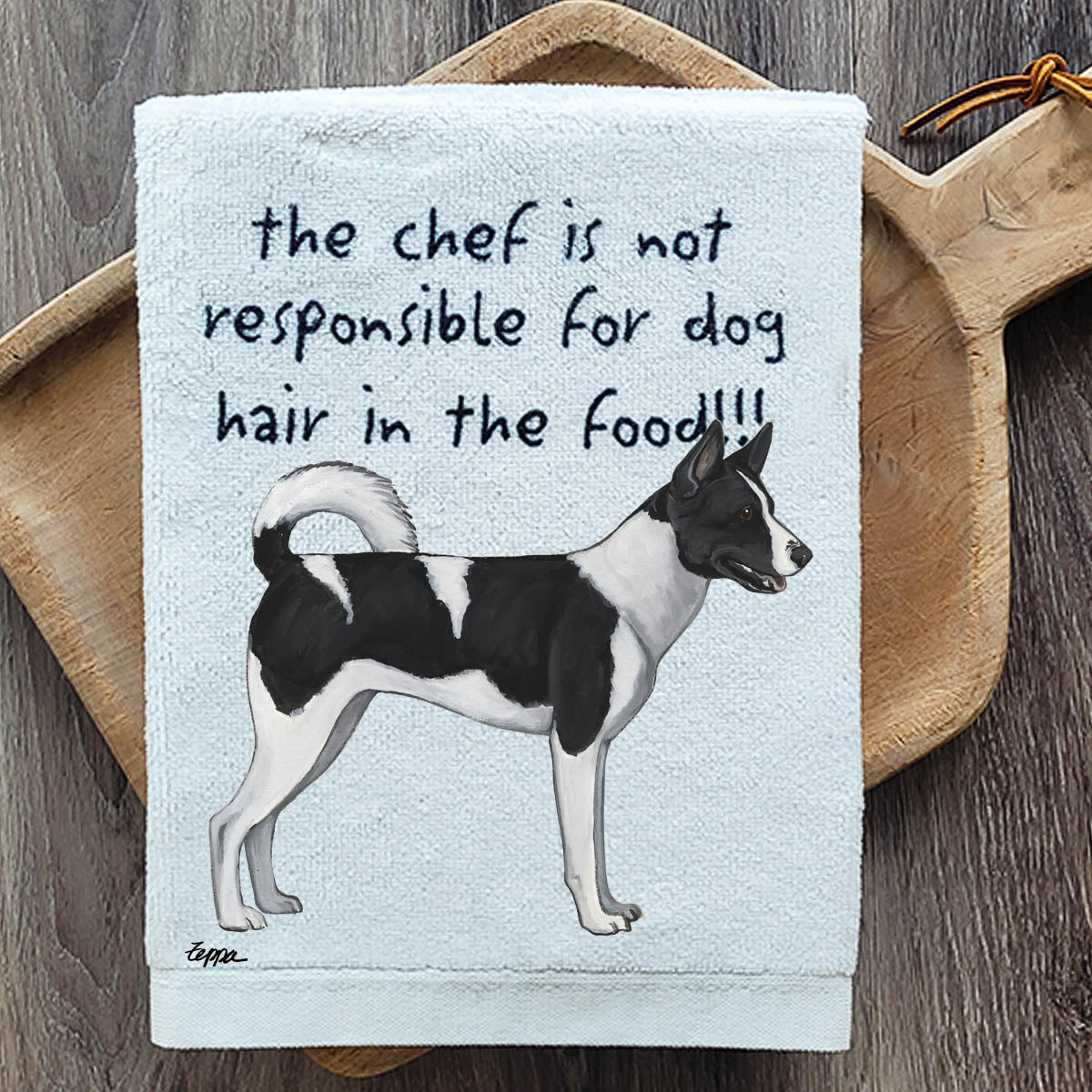 Canaan Dog Kitchen Towel