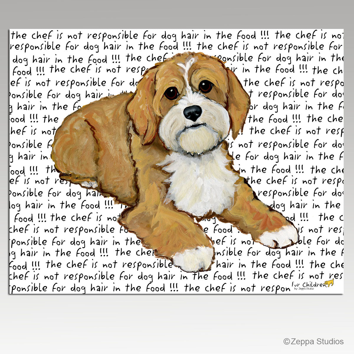 Cavapoo Message Cutting Board
