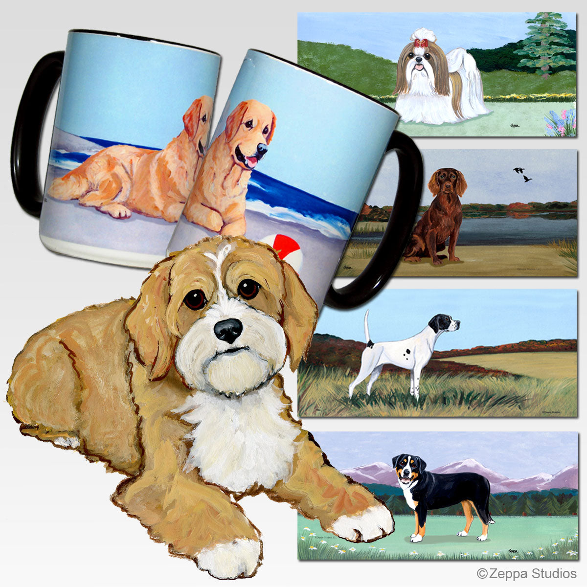 Cavapoo Scenic Mug
