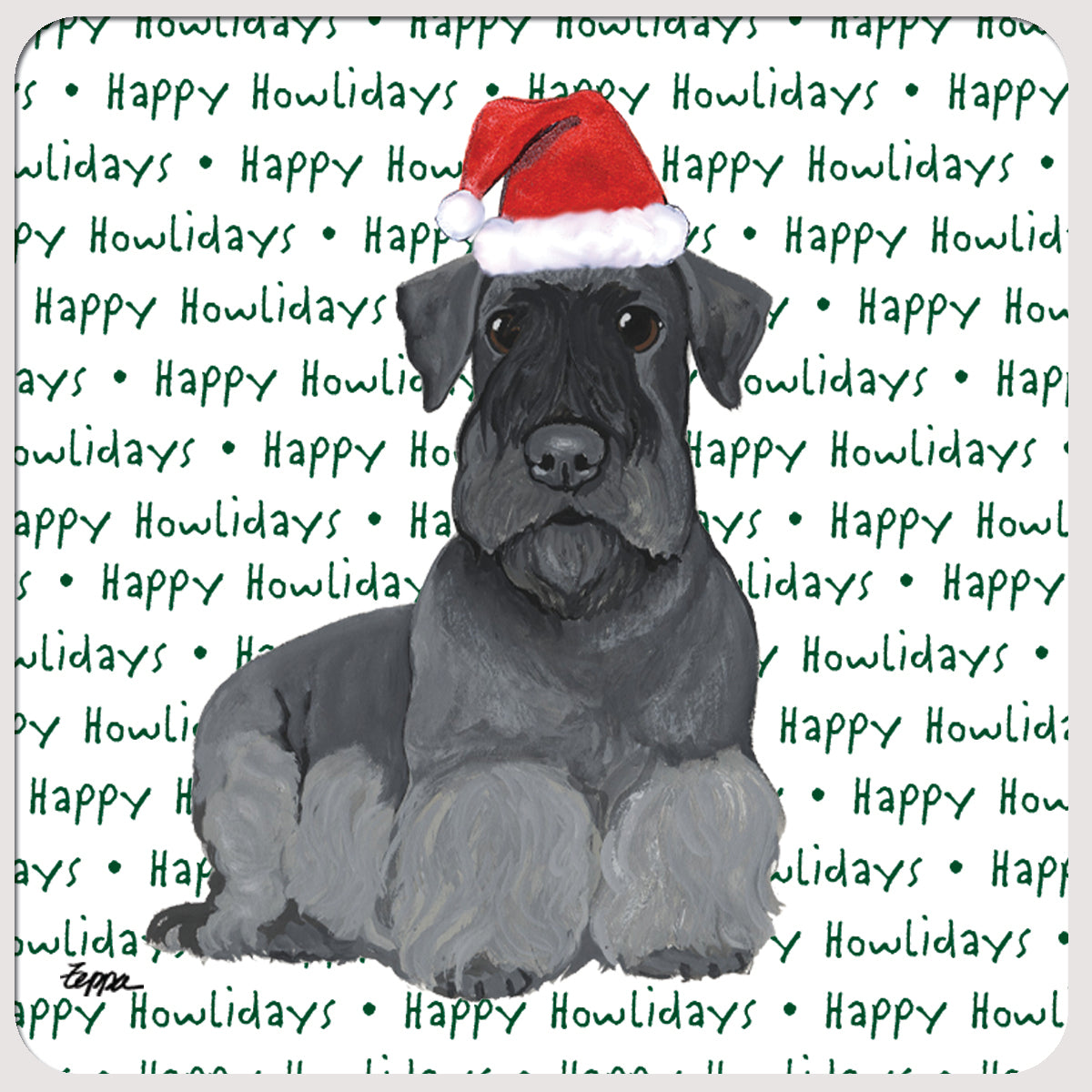 Cesky Terrier Howliday Coasters