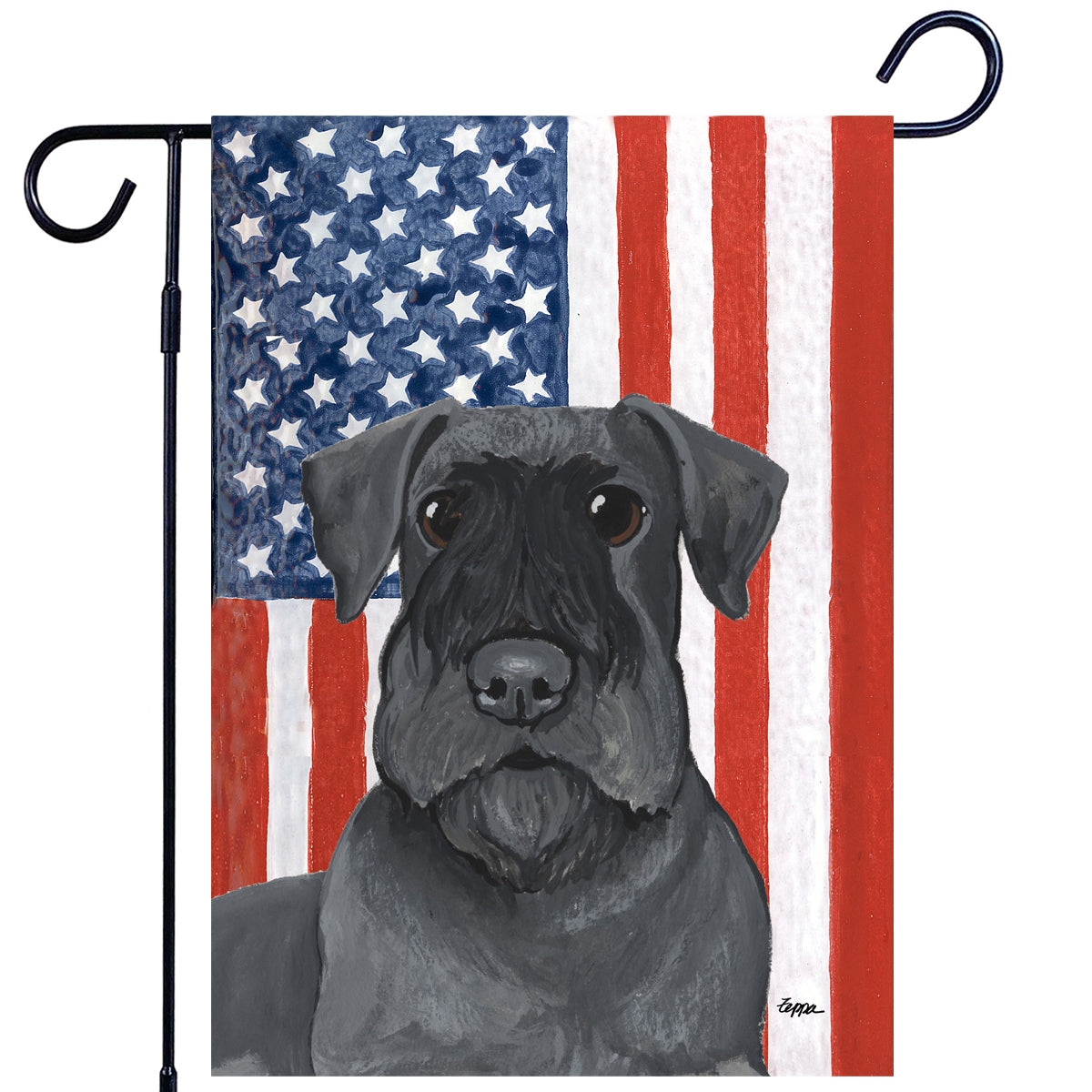 Cesky Terrier Americana Garden Flag
