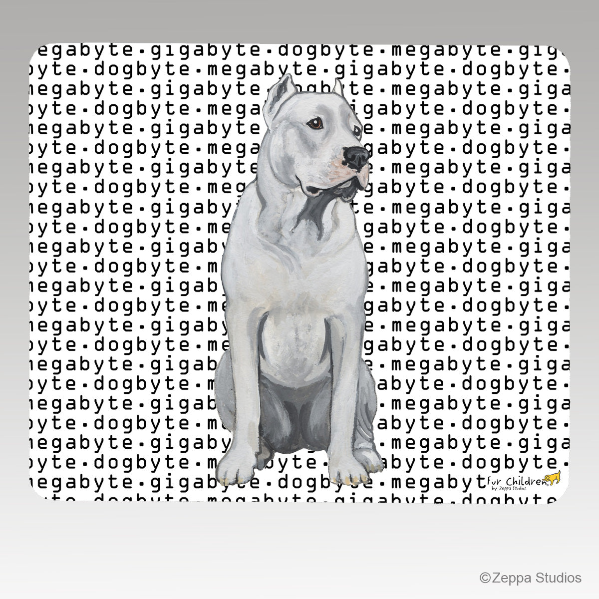 Dogo Argentino Megabyte Mouse Pad