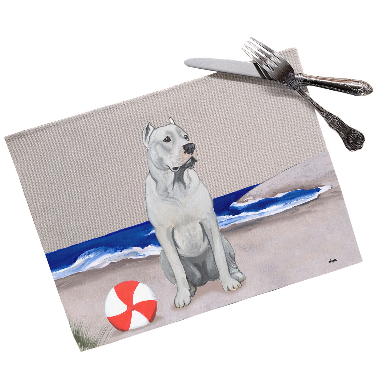 Dogo Argentino Scenic Placemats