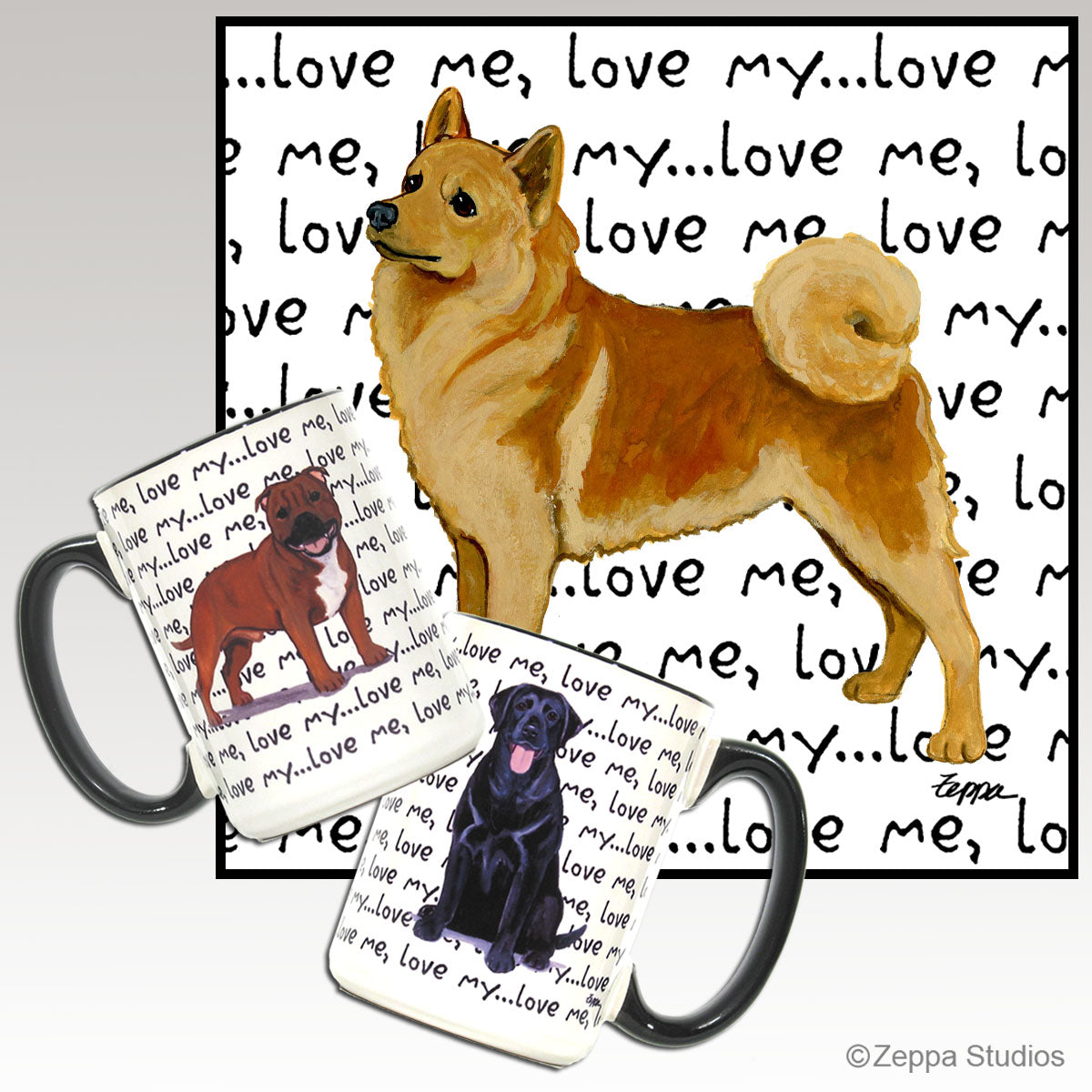 Finnish Spitz Love Me Mug