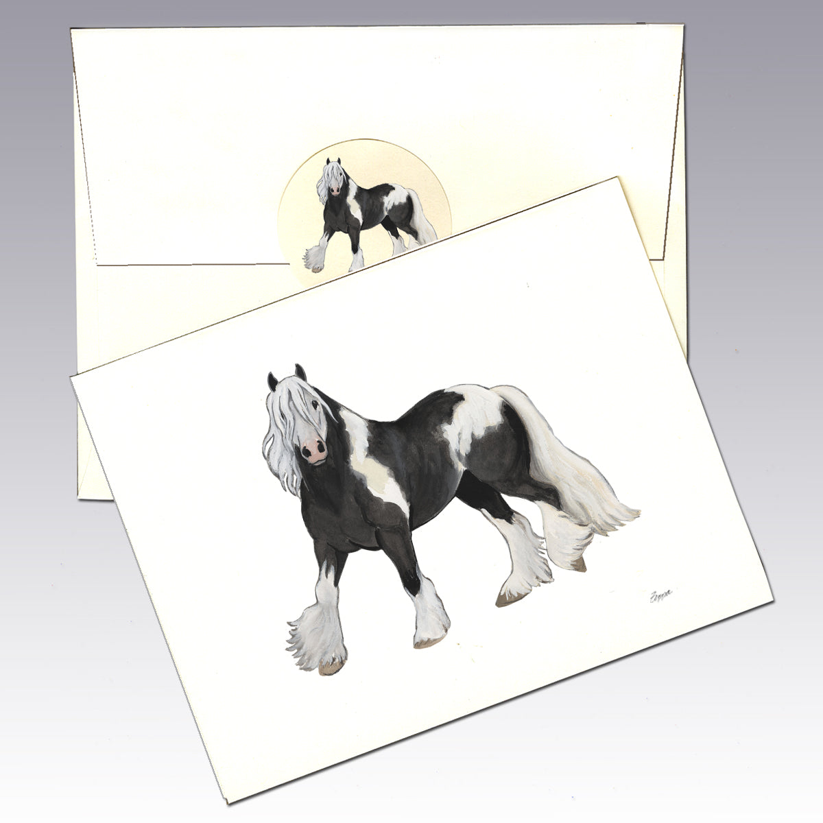 Gypsy Vanner Note Cards