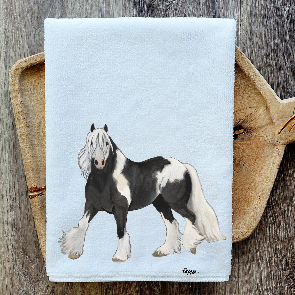 Gypsy Vanner Kitchen Towel