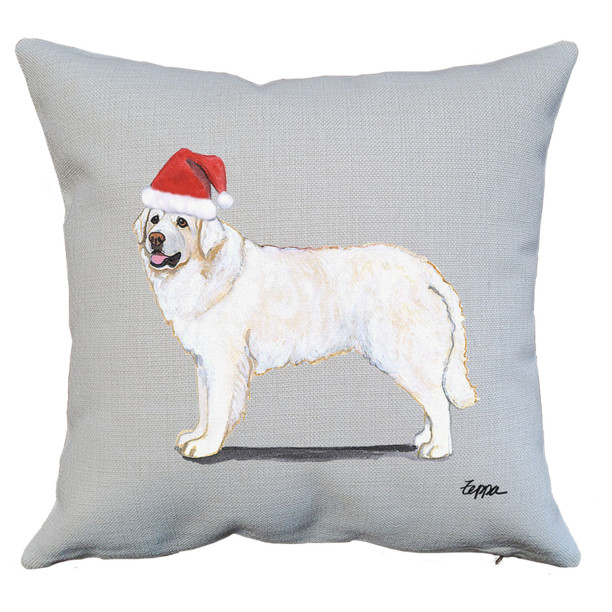 Kuvasz Santa Pillow